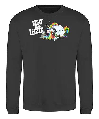letzte Einhorn - einhorn, unicorn, fantasy, regenbogen, letzte - Sweatshirt