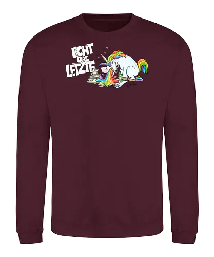 letzte Einhorn - einhorn, unicorn, fantasy, regenbogen, letzte - Sweatshirt