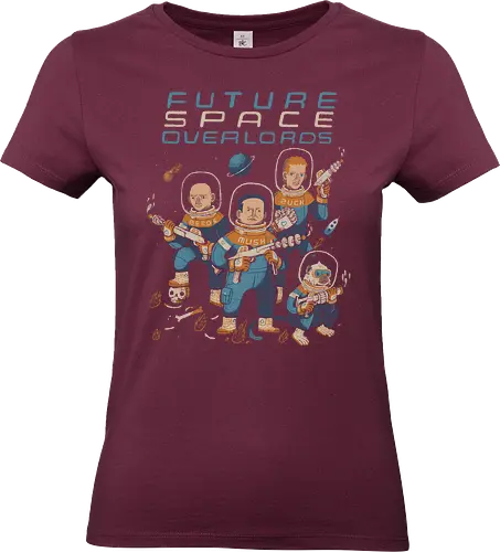 Future space overlords - Elon musk, jeff bezos, Mark zuckerberg, science fiction, meta, tesla, space x - Standard T-Shirt (Women)