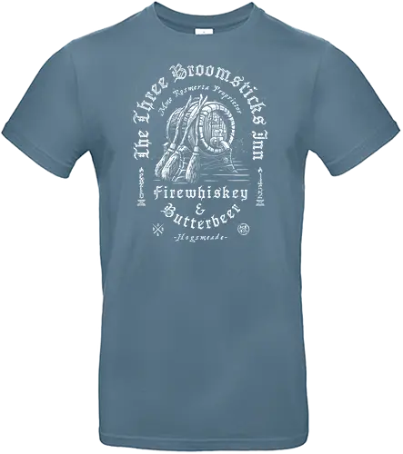 Vintage Grunge Beer and Whiskey - typography, streetwear, grunge, street style, urban, vintage beer, witch, drunk, drink, beer, whiskey, vintage design, retro, wizard, broomstick, magic - Standard T-Shirt