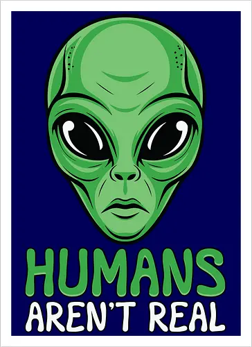 Humans Aren't Real