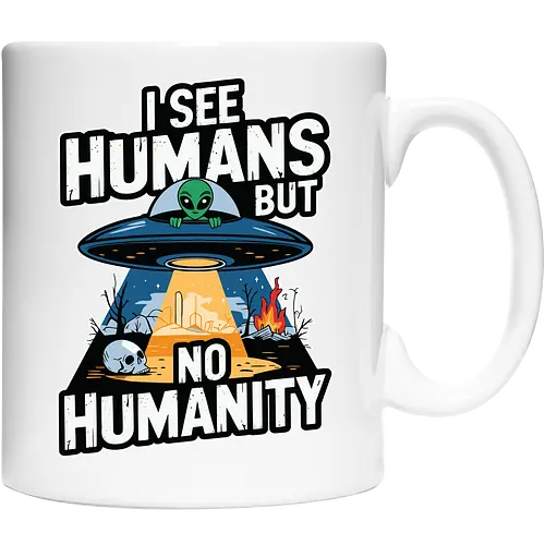 I see humans but no humanity