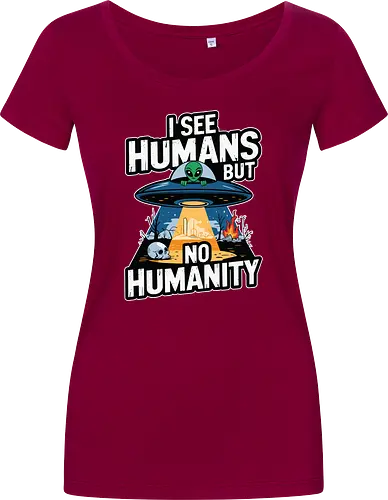 I see humans but no humanity