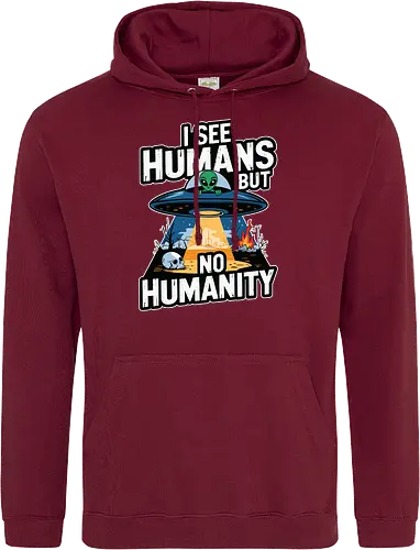 I see humans but no humanity