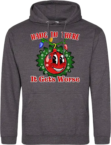 Hang In There Christmas Ball Sarcasm (Häng dich rein Christbaumkugel Sarkasmus)