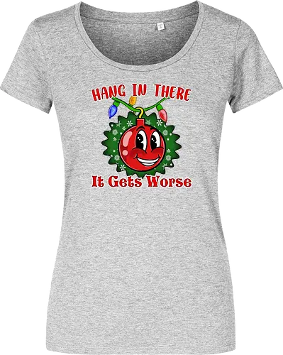 Hang In There Christmas Ball Sarcasm (Häng dich rein Christbaumkugel Sarkasmus)