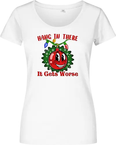 Hang In There Christmas Ball Sarcasm (Häng dich rein Christbaumkugel Sarkasmus)