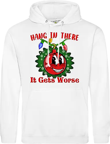 Hang In There Christmas Ball Sarcasm (Häng dich rein Christbaumkugel Sarkasmus)