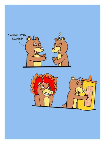 Bears in Love (Verliebte Bären)