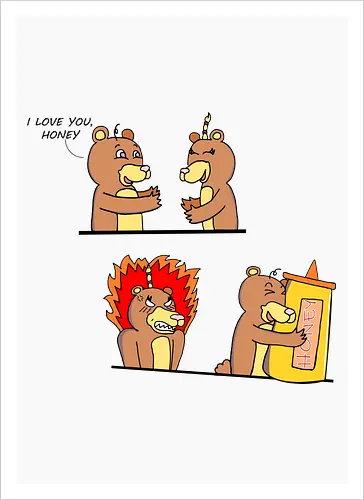 Bears in Love (Verliebte Bären)