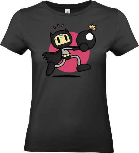 Bomberbat! - Retrogaming, arcade, gaming, retro, vintage, funny, adam, west, Bat - Standard T-Shirt (Women)