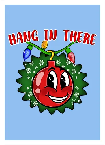 Hang In There Christmas Ball (Halt Durch Christbaumkugel)