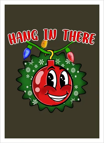 Hang In There Christmas Ball (Halt Durch Christbaumkugel)