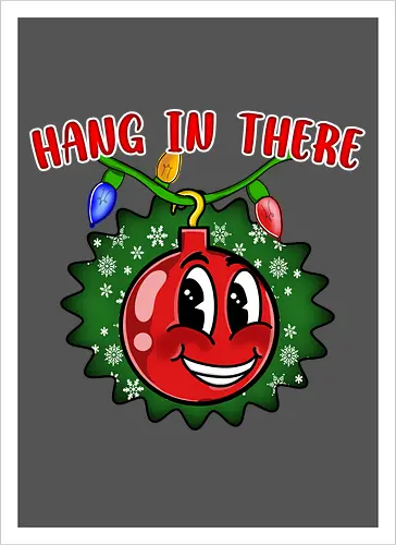Hang In There Christmas Ball (Halt Durch Christbaumkugel)