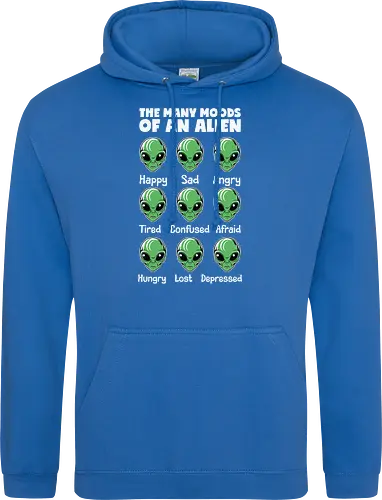 The many moods of an alien