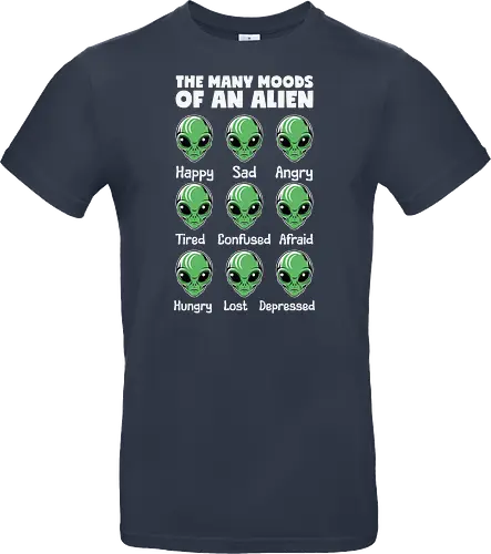 The many moods of an alien