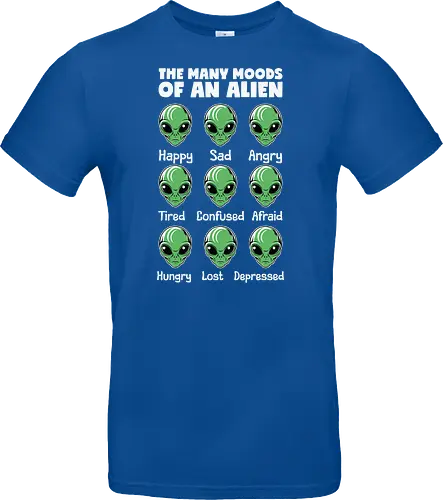 The many moods of an alien
