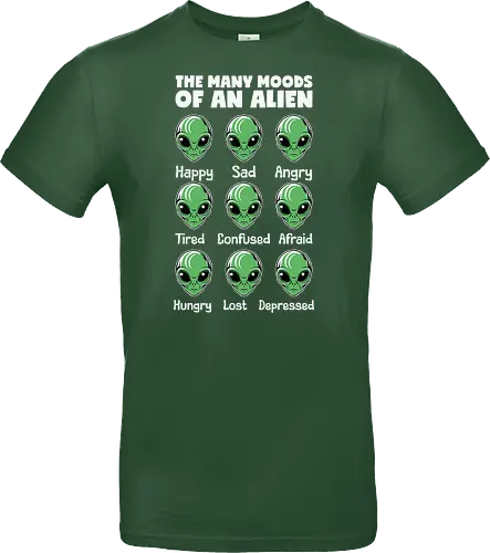 The many moods of an alien