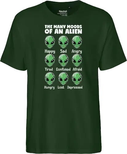 The many moods of an alien