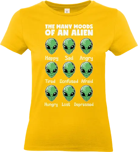 The many moods of an alien