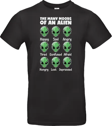 The many moods of an alien