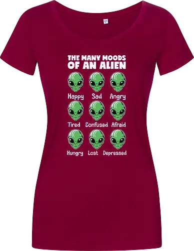 The many moods of an alien