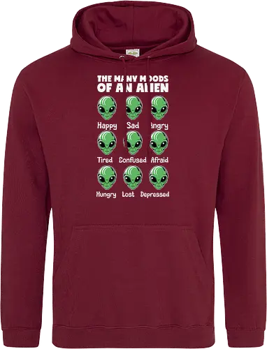 The many moods of an alien