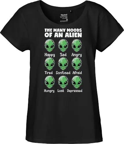 The many moods of an alien