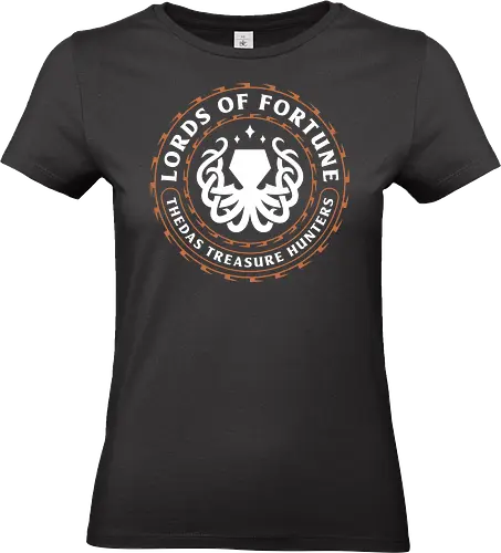 Thedas Lords Of Fortune Emblem - dragon, gamer, gaming, video game, inquisition, manfred, rook, rpg, lucanis, lyrium dagger, neve gallus, viel guard, vielguard, bellara lutare, emmrich volkarin - Standard T-Shirt (Women)