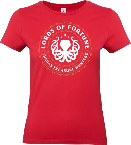 Thedas Lords Of Fortune Emblem - dragon, gamer, gaming, video game, inquisition, manfred, rook, rpg, lucanis, lyrium dagger, neve gallus, viel guard, vielguard, bellara lutare, emmrich volkarin - Standard T-Shirt (Women)