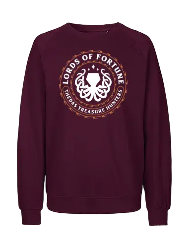 Thedas Lords Of Fortune Emblem - dragon, gamer, gaming, video game, inquisition, manfred, rook, rpg, lucanis, lyrium dagger, neve gallus, viel guard, vielguard, bellara lutare, emmrich volkarin - Fairtrade Sweatshirt