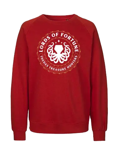 Thedas Lords Of Fortune Emblem - dragon, gamer, gaming, video game, inquisition, manfred, rook, rpg, lucanis, lyrium dagger, neve gallus, viel guard, vielguard, bellara lutare, emmrich volkarin - Fairtrade Sweatshirt