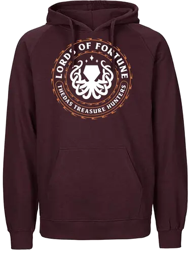 Thedas Lords Of Fortune Emblem - dragon, gamer, gaming, video game, inquisition, manfred, rook, rpg, lucanis, lyrium dagger, neve gallus, viel guard, vielguard, bellara lutare, emmrich volkarin - Fairtrade Hoodie