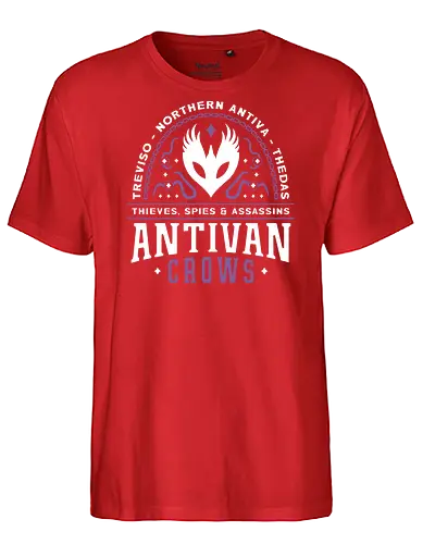 Antivan Crows Emblem - bellara lutare, emmrich volkarin, lucanis, lyrium dagger, neve gallus, vielguard, dragon, age, gamer, gaming, video game, inquisition, manfred, rook, rpg - Fairtrade T-Shirt
