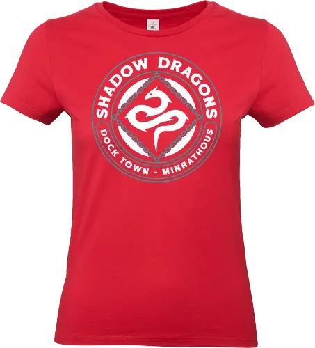Minrathous Shadow Dragons Emblem - bellara lutare, emmrich volkarin, lucanis, lyrium dagger, neve gallus, vielguard, dragon, age, video game, inquisition, gamer, gaming, manfred, rook, rpg - Standard T-Shirt (Women)