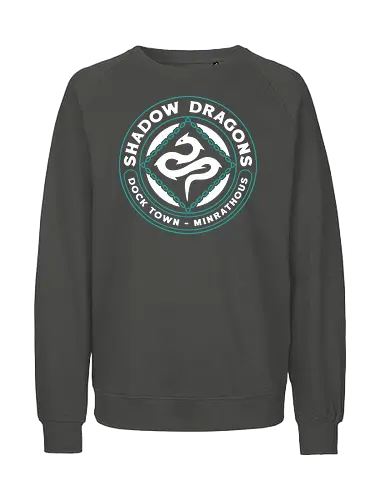 Minrathous Shadow Dragons Emblem - bellara lutare, emmrich volkarin, lucanis, lyrium dagger, neve gallus, vielguard, dragon, age, video game, inquisition, gamer, gaming, manfred, rook, rpg - Fairtrade Sweatshirt