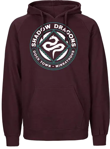 Minrathous Shadow Dragons Emblem - bellara lutare, emmrich volkarin, lucanis, lyrium dagger, neve gallus, vielguard, dragon, age, video game, inquisition, gamer, gaming, manfred, rook, rpg - Fairtrade Hoodie