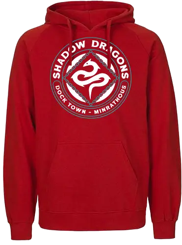 Minrathous Shadow Dragons Emblem - bellara lutare, emmrich volkarin, lucanis, lyrium dagger, neve gallus, vielguard, dragon, age, video game, inquisition, gamer, gaming, manfred, rook, rpg - Fairtrade Hoodie