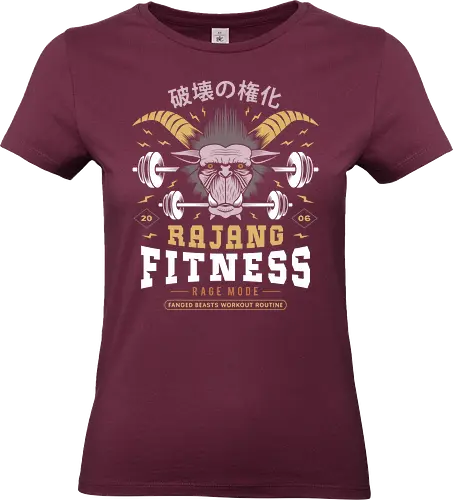 Rajang Fitness - wyvern, felyne, rise, wilds, furious rajang, pukei pukei, monster, world, gamer, gaming, video games, iceborne, palico - Standard T-Shirt (Women)