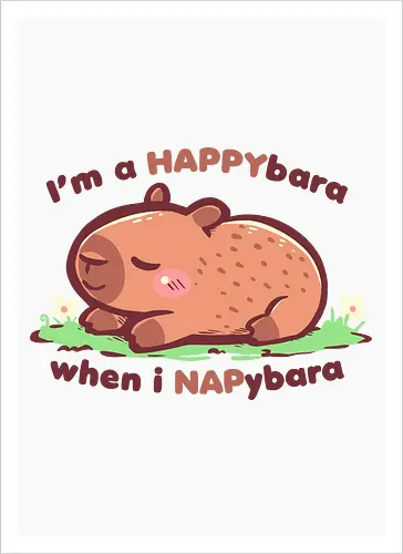 Happybara when I Napybara