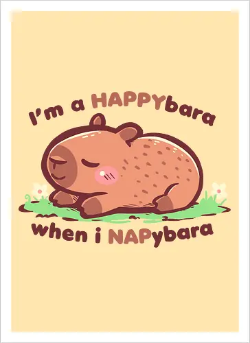 Happybara when I Napybara