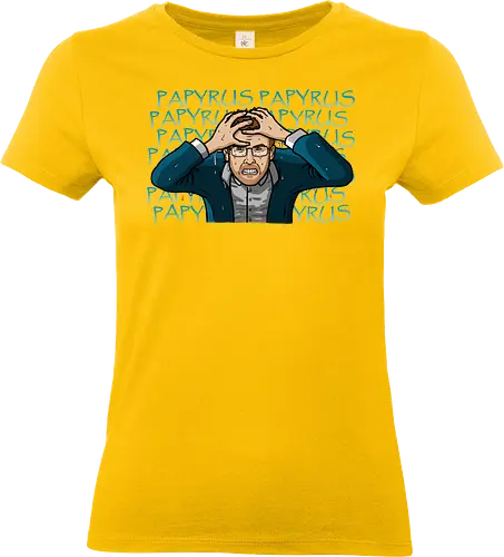 Papyrus! - ryan-gosling, papyrus, sketch, comedy, snl, saturday-night-live, typography, funny, comics - Standard T-Shirt (Women)