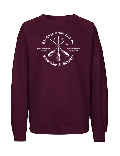 Vintage Grunge Beer and Whiskey 2 - beer, whiskey, vintage design, retro, wizard, broomstick, magic, typography, streetwear, grunge, street style, urban, vintage beer, witch, drunk, drink, pub, inn, ale, bar - Fairtrade Sweatshirt