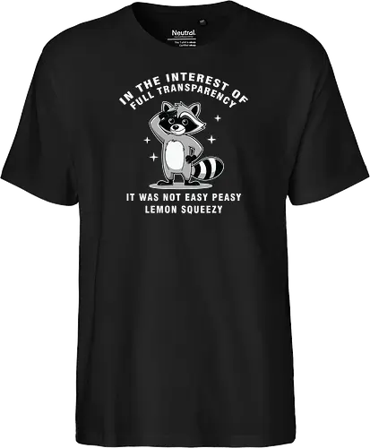 In the interest of full transparency