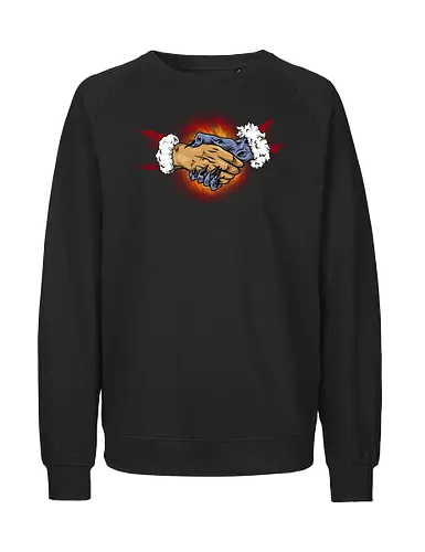 forbidden contract  - xmas, christmas, santaclaus, cool, holiday, rich, holy, beautiful, snowball, christmastree, smile, happy - Fairtrade Sweatshirt