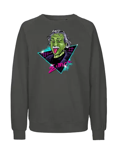 frank einstein - frankenstein, biology, bionic, future, retro, halloween, einstein, math - Fairtrade Sweatshirt