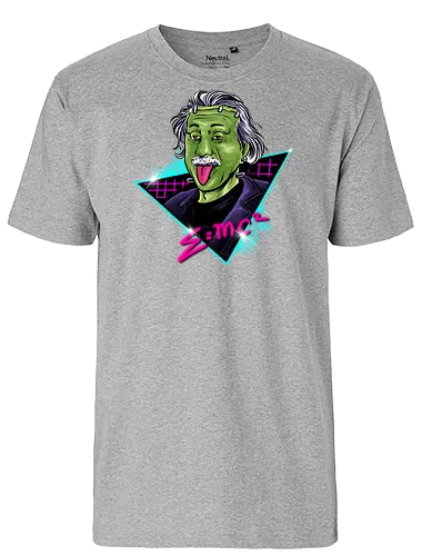 frank einstein - frankenstein, biology, bionic, future, retro, halloween, einstein, math - Fairtrade T-Shirt