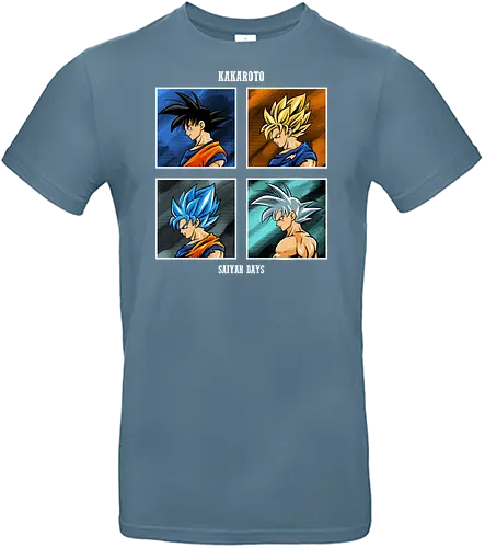 kakaroto form  - anime, manga, Dragon, songoku, cool, saiyan, super, childhood - Standard T-Shirt