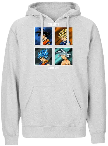 kakaroto form  - anime, manga, Dragon, songoku, cool, saiyan, super, childhood - Fairtrade Hoodie