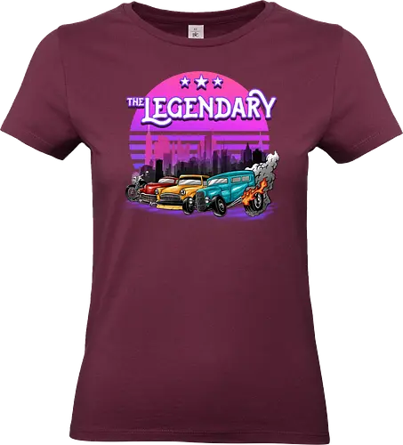legendary car  - car, carshow, legendary, vintage, classic, cool, custom, modification - Standard T-Shirt (Women)